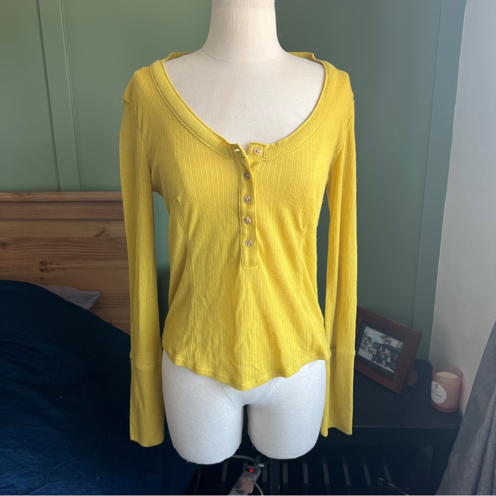 NWT Anthropologie Pilcro Long Sleeve Top